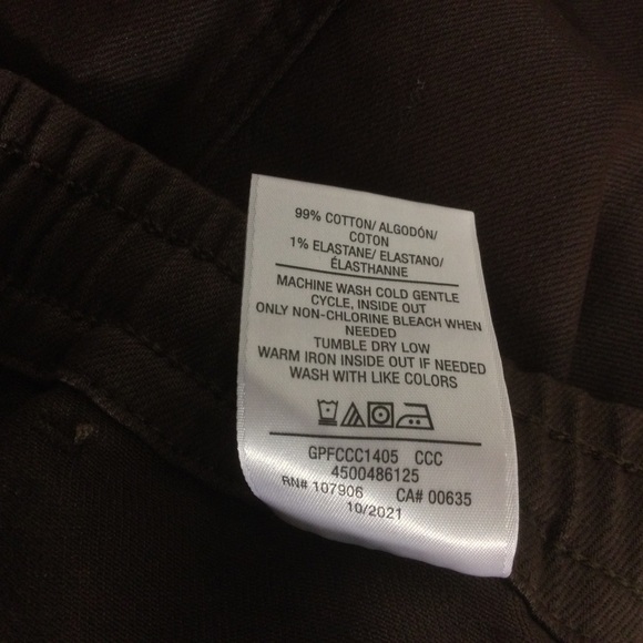 Hudson Utility Jogger Pant Size M Drawstring Pocket In Coated Chicory Coffee - Picture 10 of 14